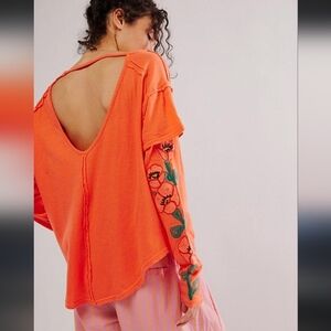 Brand new Free People Not Your's long sleeve tee